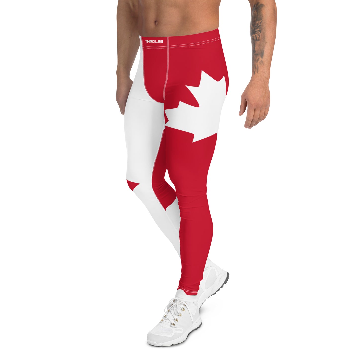 Canadian Flag - Third Leg Men's Leggings