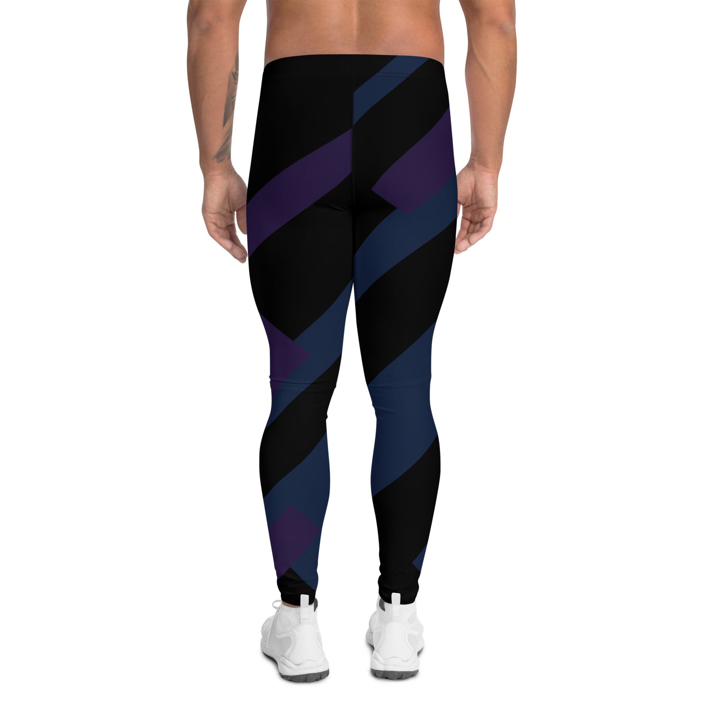 Black/Purple/Navy - Third Leg Men's Leggings
