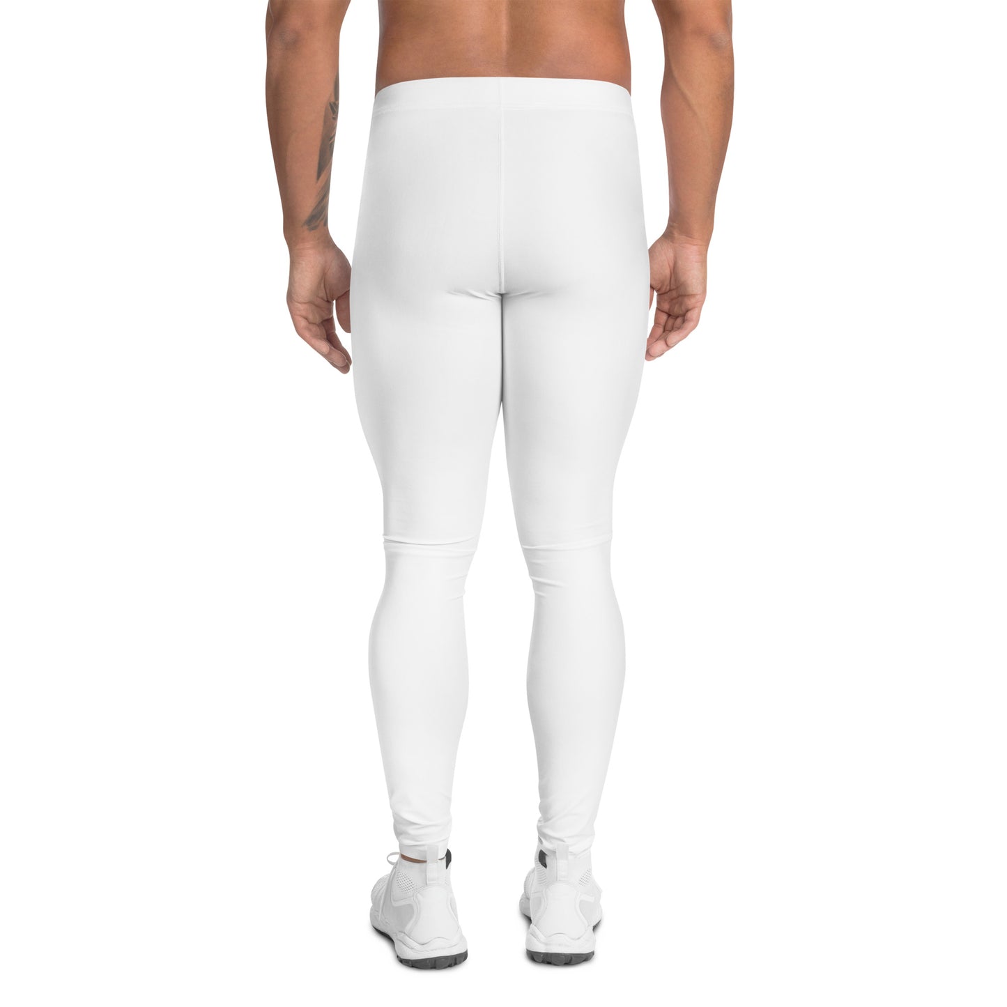 Solid White - Third Leg Men's Leggings