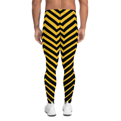 Yellow Zig Zag - Third Leg Men's Leggings