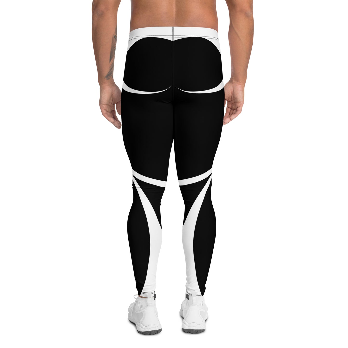 Black & White Assertive - Third Leg Men's Leggings