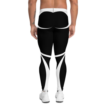 Black & White Assertive - Third Leg Men's Leggings