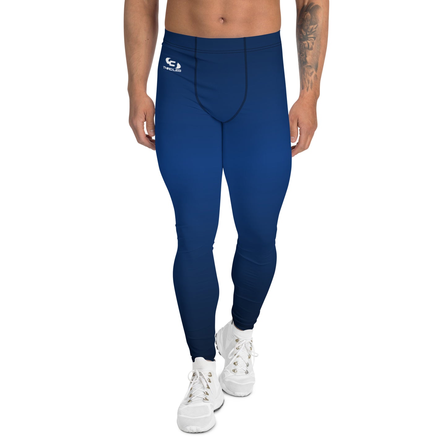Blue Da Ba Dee Da Ba Thigh - Third Leg Men's Leggings
