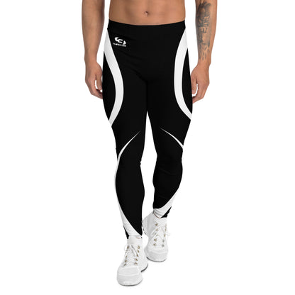 Black & White Assertive - Third Leg Men's Leggings