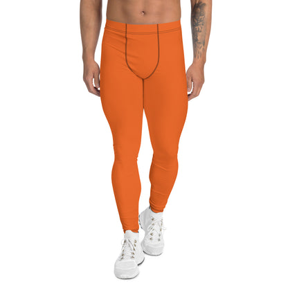 Solid Orange - Third Leg Men's Leggings