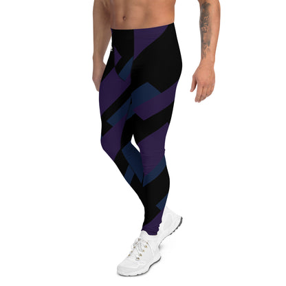 Black/Purple/Navy - Third Leg Men's Leggings