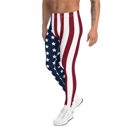 Stars & Stripes - Third Leg Men's Leggings