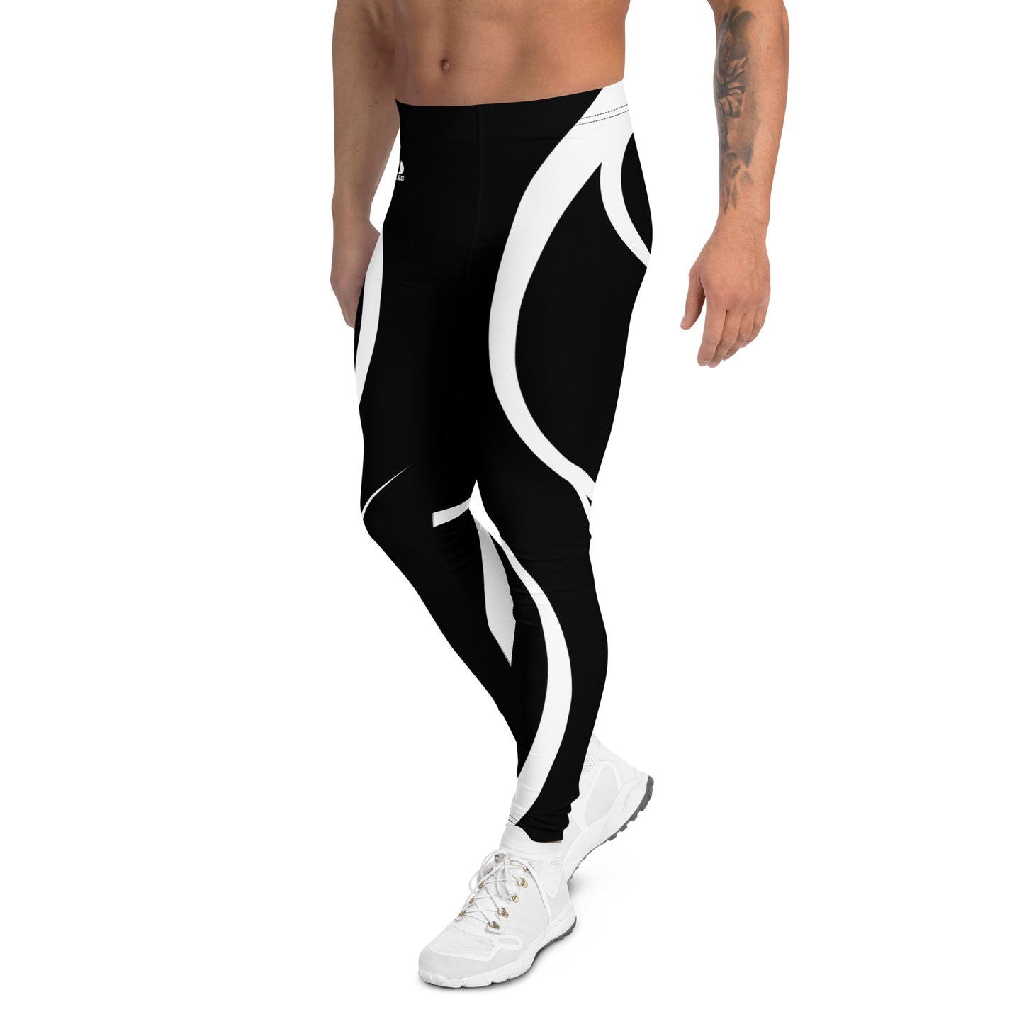 Black & White Assertive - Third Leg Men's Leggings