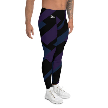 Black/Purple/Navy - Third Leg Men's Leggings