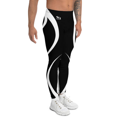 Black & White Assertive - Third Leg Men's Leggings