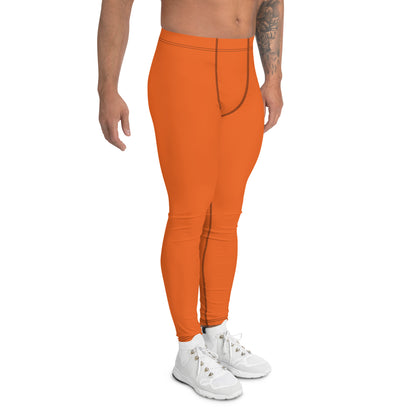 Solid Orange - Third Leg Men's Leggings